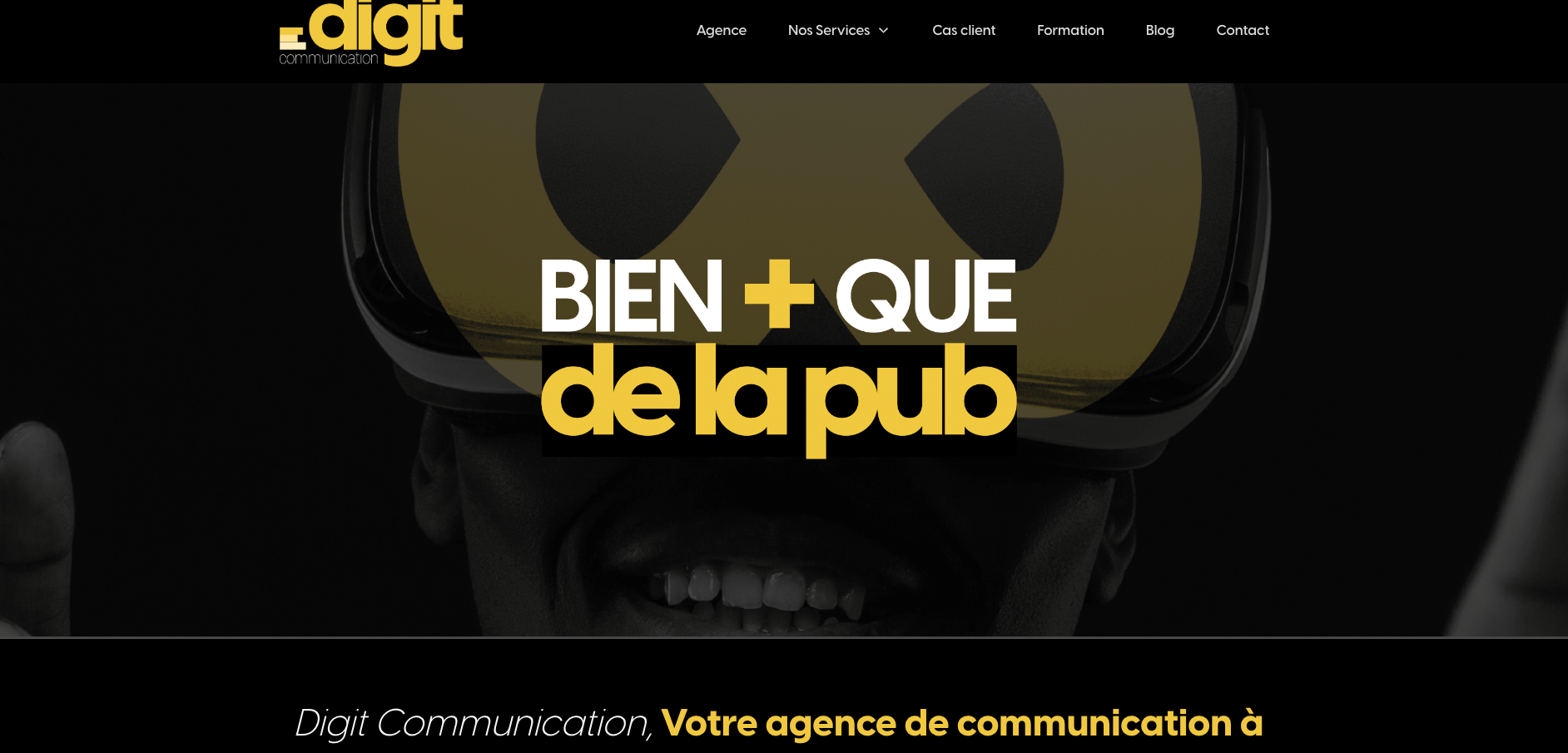 capture ecran site web digitcommunication 