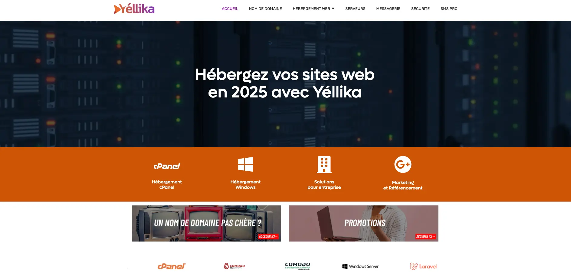 Yéllika plateforme d'hébergement web en Cote d'Ivoire